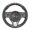 Custom Hand Sewing Steering Wheel Cover for Kia Sportage Niro Optima 2016-2022