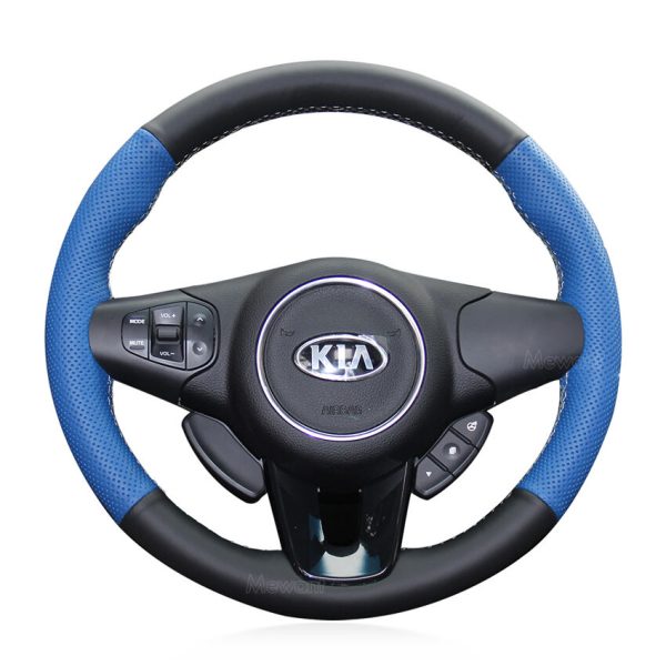 MEWANT Custom Steering Wheel Cover for Kia Carens 3 9Rondo 3 2013-2017