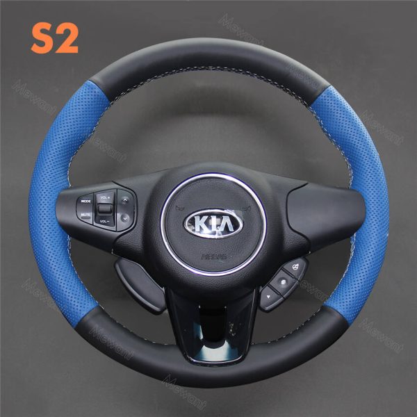 MEWANT Custom Steering Wheel Cover for Kia Carens 3 9Rondo 3 2013-2017