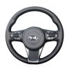 Custom Hand Stitching Steering Wheel Cover for Kia Sedona Sorento 3 Carnival 3 2015-2017