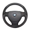 For BMW F01 F02 F07 F10 F11 523Li 525Li 2008-2017 DIY Custom Black Hand Sewing Steering Wheel Wrap
