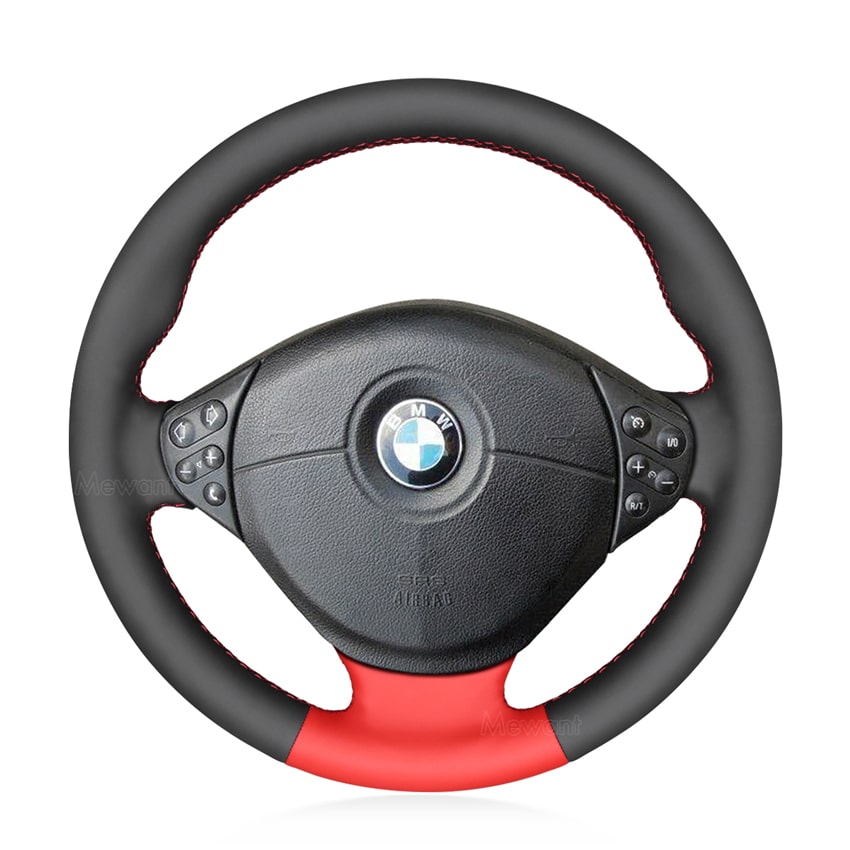 For BMW E31 E36 E365 E38 E39 E39 M3 E36 M5 E39 Z3 E367 Z3 E368 Z3 M E367 Z3 M E368 1998-2000 DIY Custom Black Steering Wheel Wrap