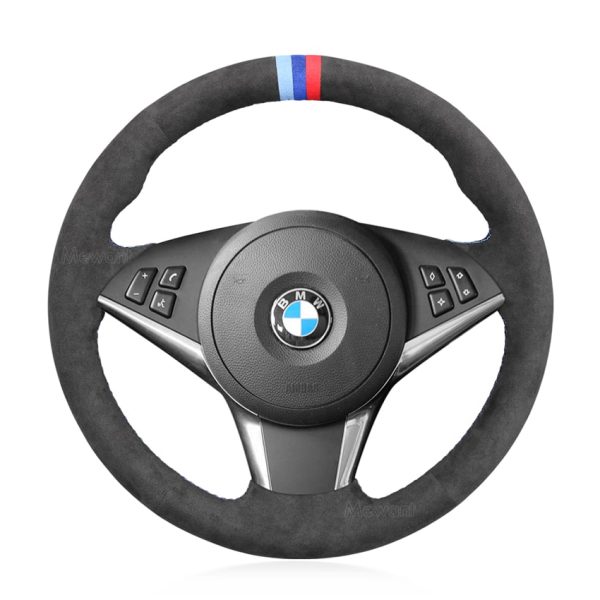 for BMW E60 E61 E63 E64 2004-2009 MEWANT Buy DIY Leather Steering Wheel Cover