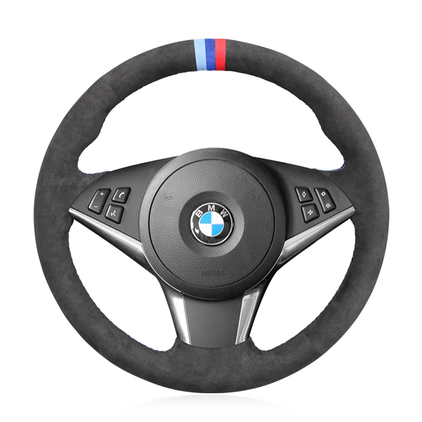 for BMW E60 E61 E63 E64 2004-2009 MEWANT Buy DIY Leather Steering Wheel Cover