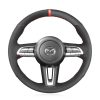 For Mazda 3 2020 Car Accessories Custom Hand Sewing Steering Wheel Cover