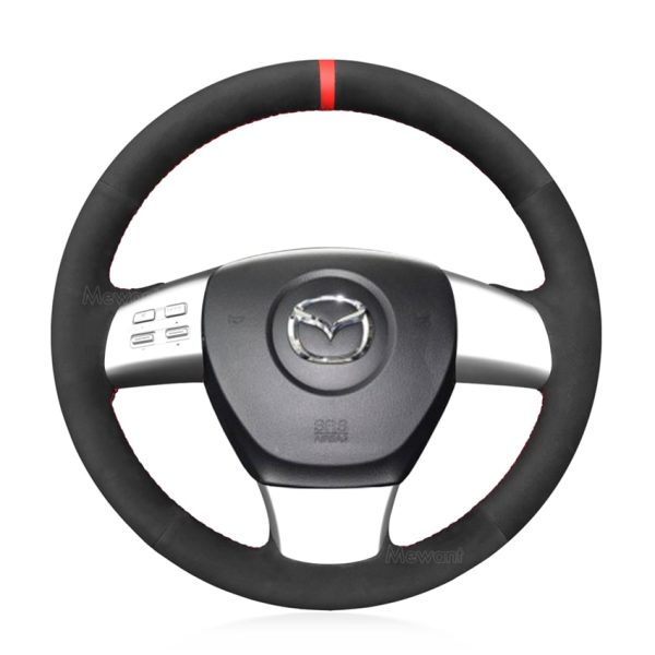 For Mazda 8 2011-2015 Hand Sewing Steering Wheel Cover Kits