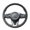 Car Accessories Custom Hand Sewing Steering Wheel Cover For Mazda 2 2008-2014