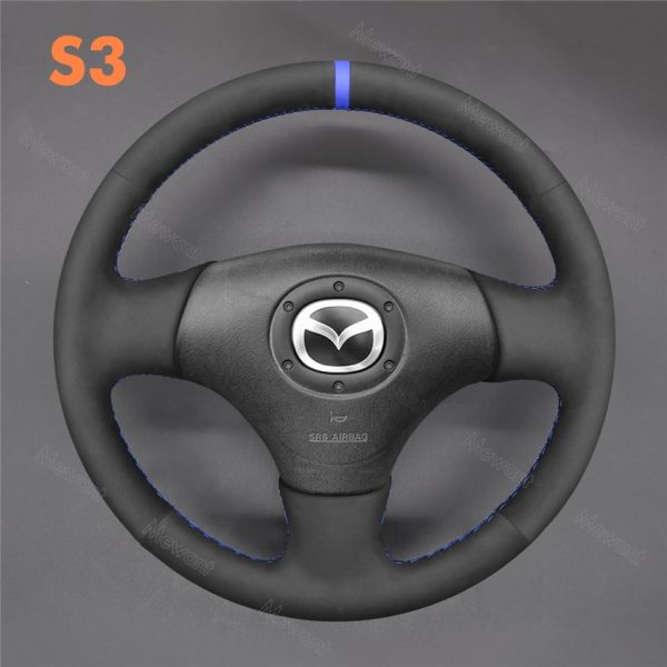 Car Steering Wheel Cover For Mazda MX-5 MX5 Miata NB Protege5 1999-2005 (5)