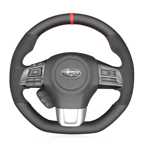Hand Stitching Steering Wheel Cover for Subaru WRX STI 2015-2019
