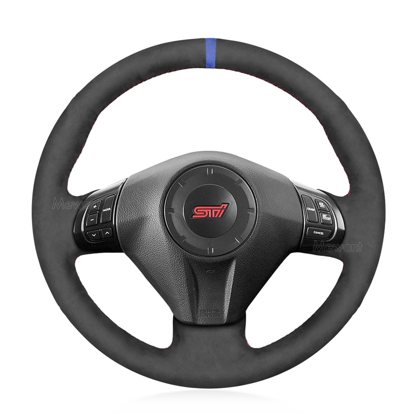 For Subaru WRX STI 2008-2014 Hand Sewing Steering Wheel Cover