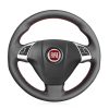 Hand Sewing Steering Wheel Cover For Fiat Punto Bravo Linea Qubo Doblo Grande Punto 2005 -2019