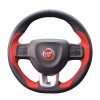 Custom Hand Sewing Steering Wheel Cover For Fiat Viaggio S 2014 2015 2016 2017