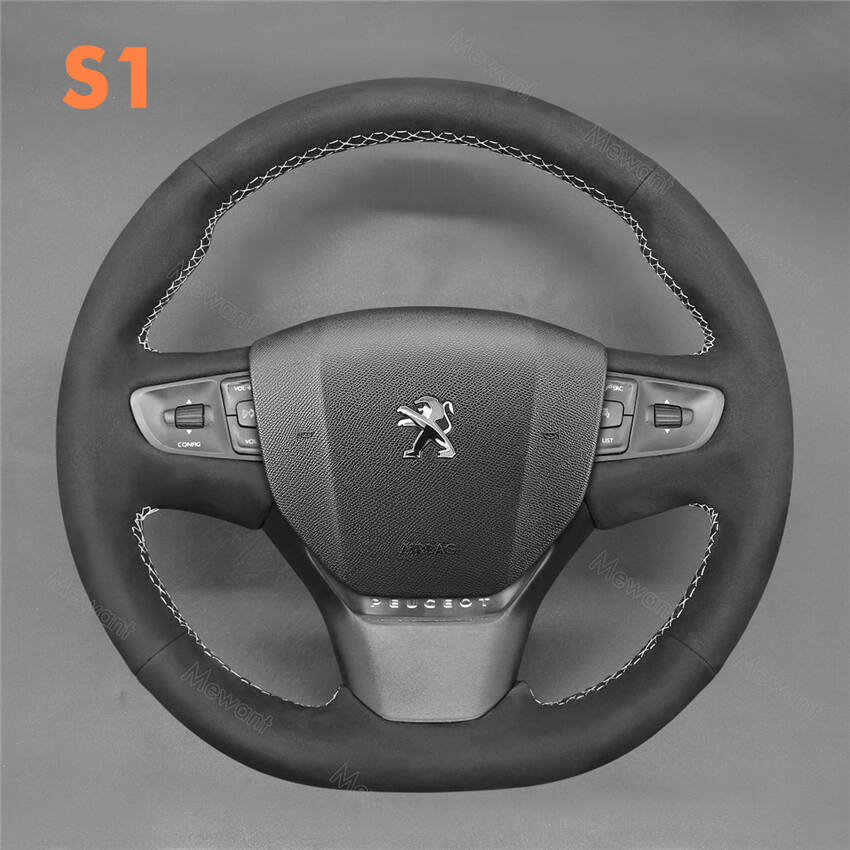Steering Wheel Cover for Peugeot 408 2014 2015 (3)