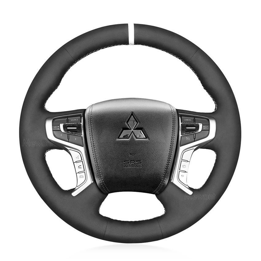 Steering Wheel Cover for Mitsubishi Outlander L200 Shogun Pajero Sport Triton 2015-2021 (1)