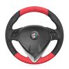 For Alfa Romeo Giulietta 2014-2021 Custom Hand Sewing Steering Wheel Cover