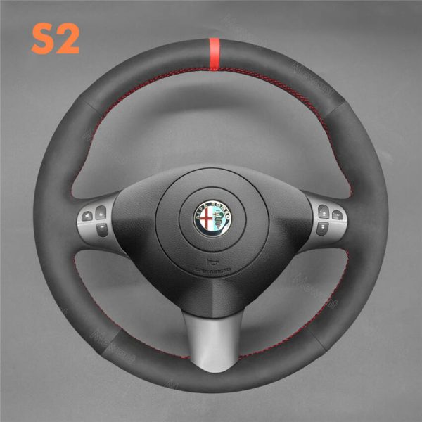 MEWANT Factory Sale Steering Wheel Cover Kit for Alfa Romeo 147 GT 2000-2010 (2)