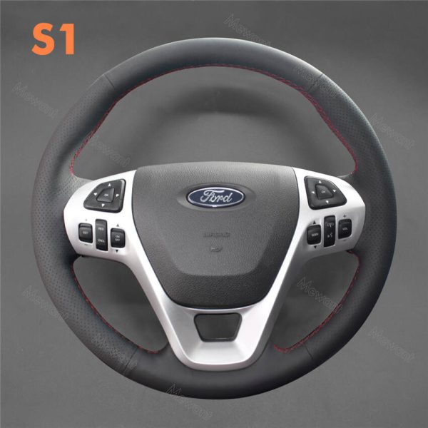 SteeringWheelCoverforFordEdgeFlexTaurus2013-2019