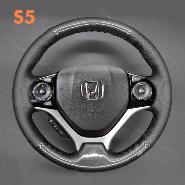 Steering Wheel Cover for Honda Civic 9 2012-2016 (2)