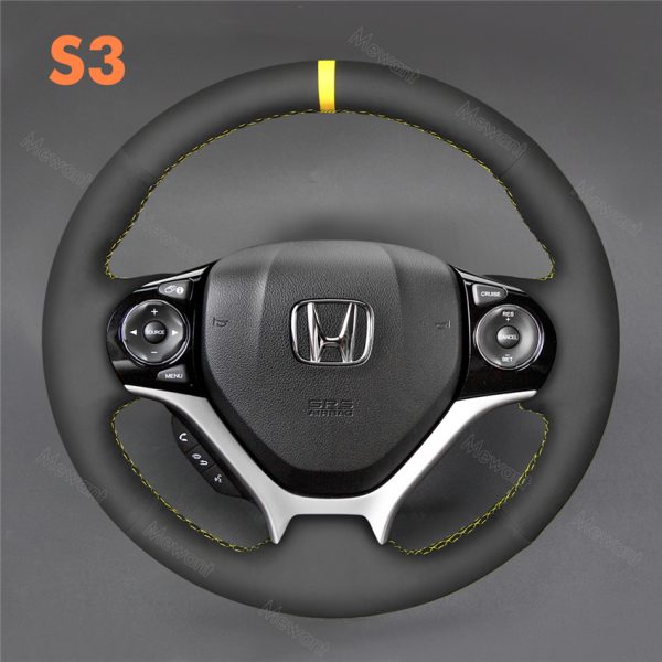 Steering Wheel Cover for Honda Civic 9 2012-2016 (4)