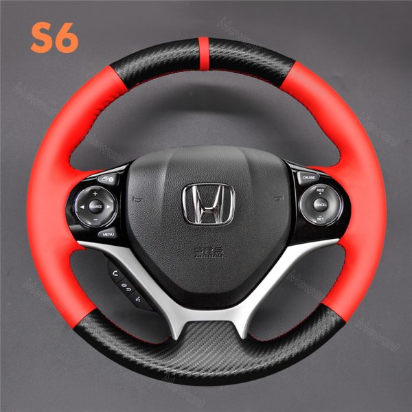 Steering Wheel Cover for Honda Civic 9 2012-2016 (1)