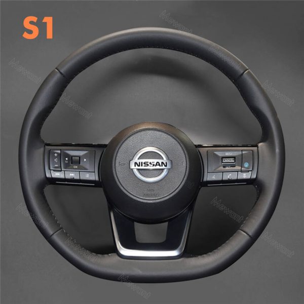 Steering Wheel Cover for Nissan Rogue Pathfinder 2021-2023 (1)