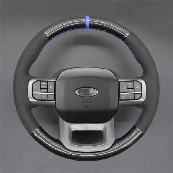 Steering Wheel Cover for Ford F150 2021 2022 2023 (1)