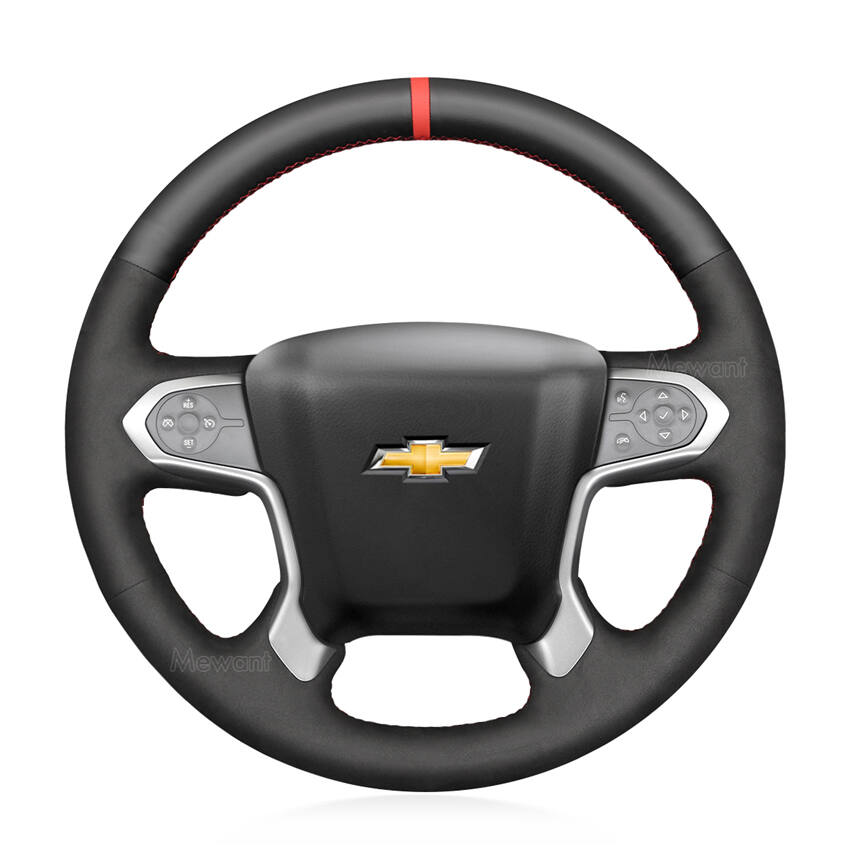 Steering Wheel Cover for Chevrolet Silverado 1500 Suburban Tahoe 2015-2022 (1)