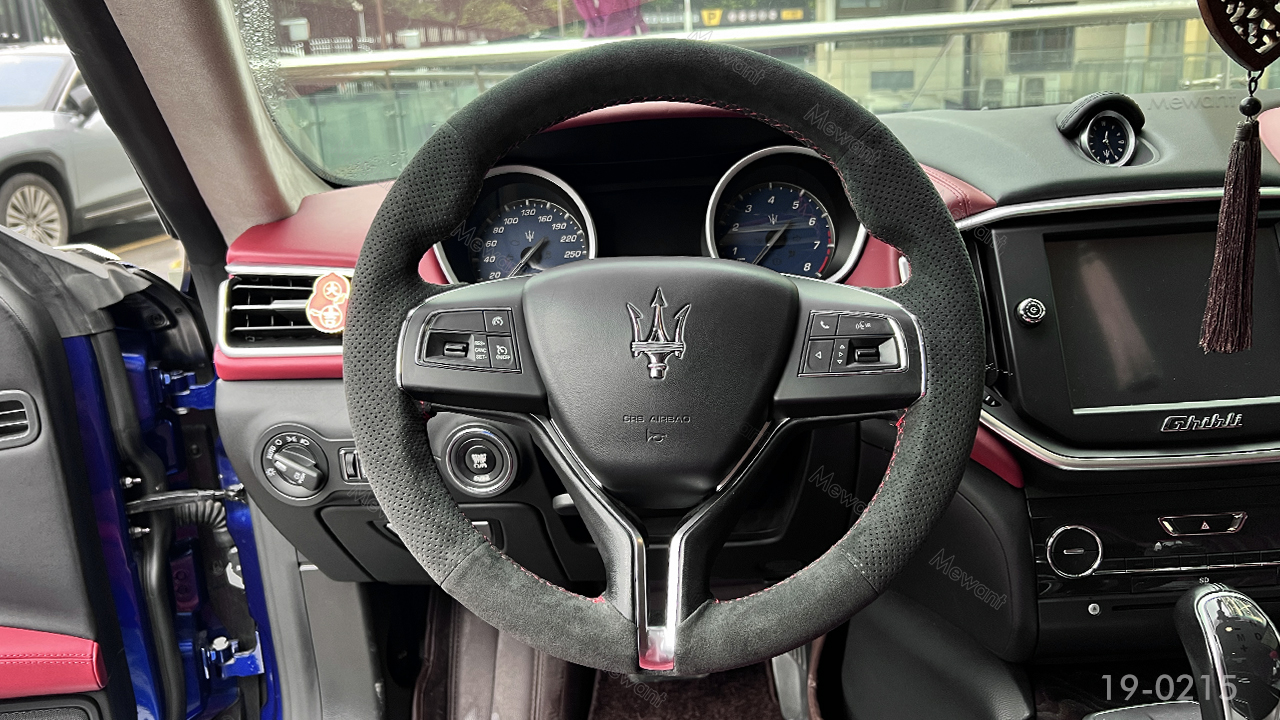 DIY Maserati Steering Wheel Upgrade with MEWANT Alcantara Wrap