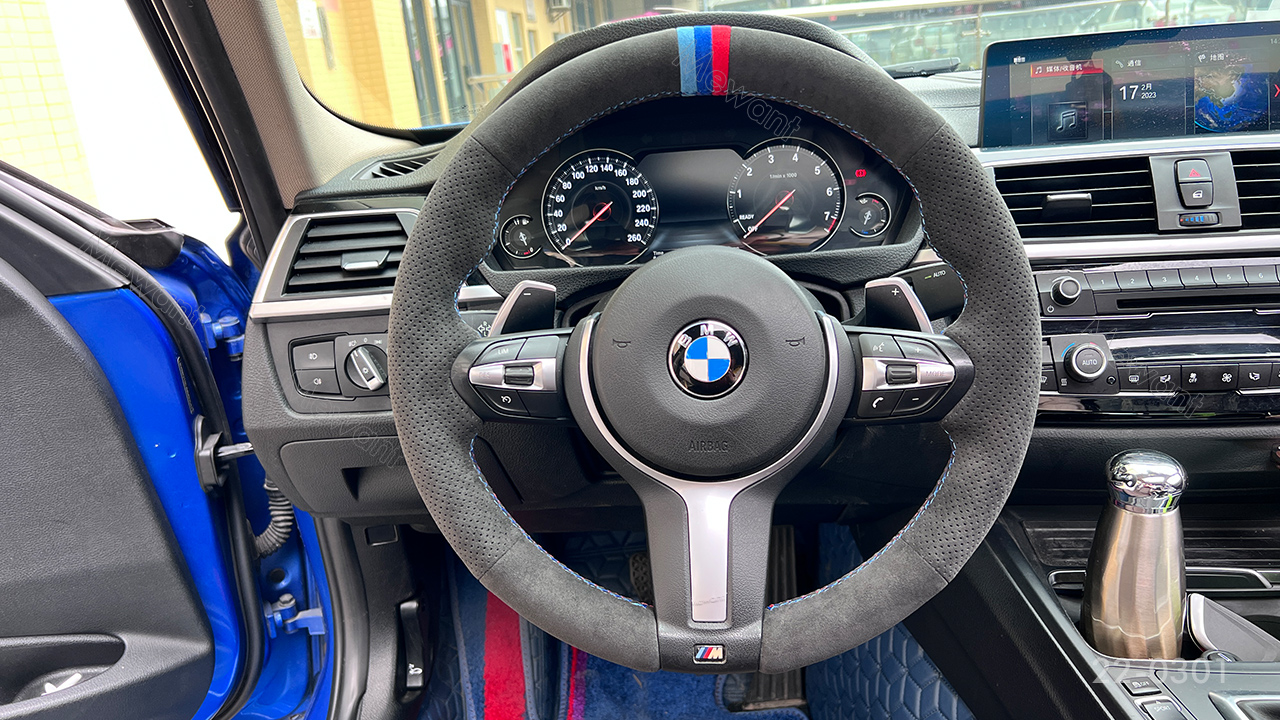 Experience the Ultimate Luxury with a BMW F30 Alcantara Steering Wheel Kit from Mewant