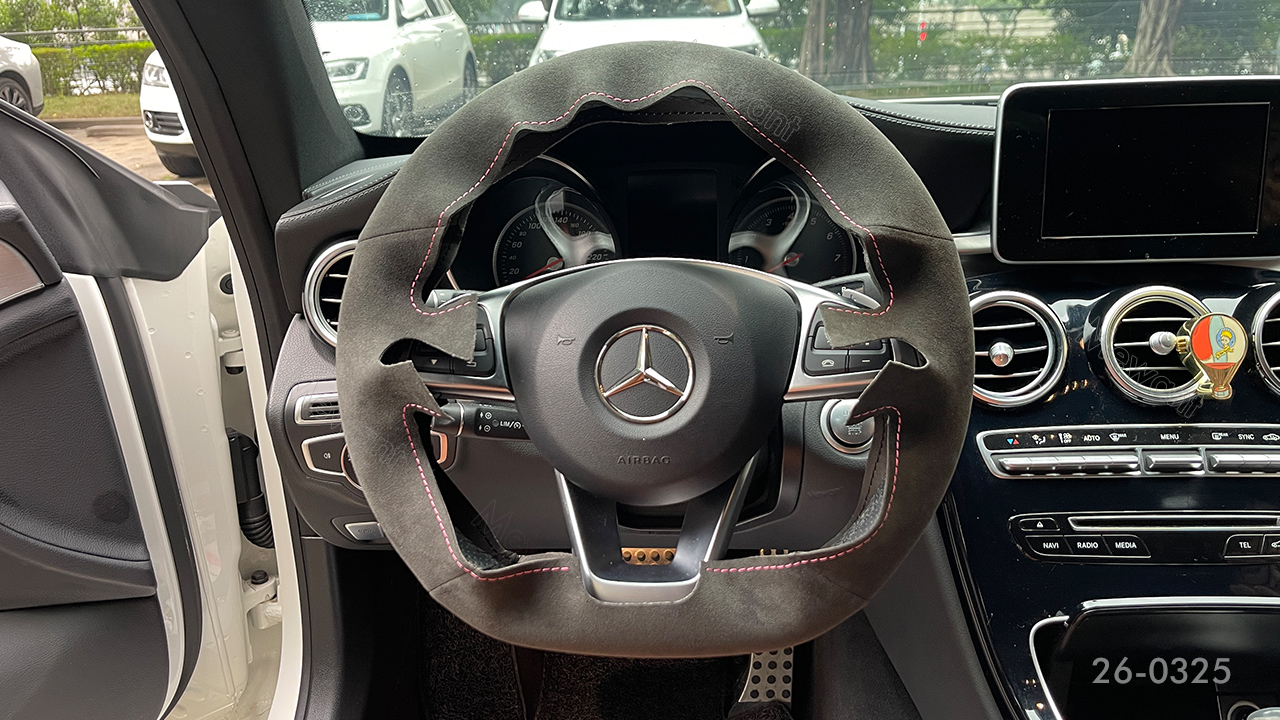 Get a Customized Steering Wheel Cover Wrap for Your Mercedes with MEWANT