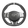 Steering Wheel Cover for Toyota Yaris 2011-2020 Verso S 2010-2017 Vitz 2011-2019 Ractis 2010-2016 (2)