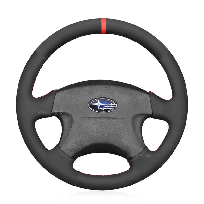 For Subaru Forester Impreza Legacy Outback Baja 1999-2004 Hand Sewing Steering Wheel Cover