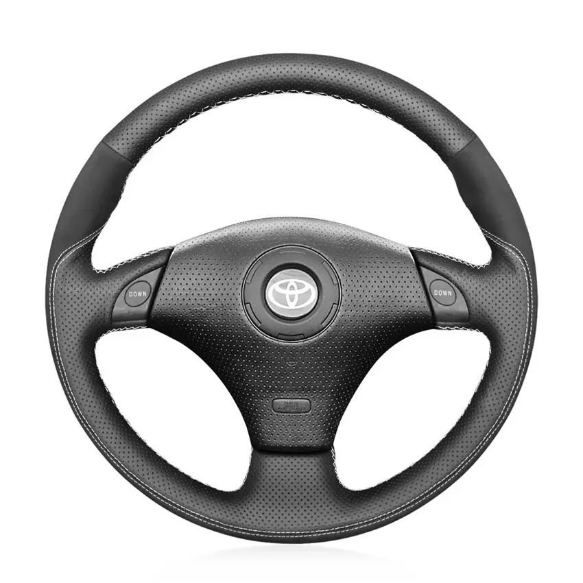 Steering Wheel Cover for Toyota RAV4 1998-2003 Celica 1999-2006 MR2 1999-2007 MR-S 1999-2007 Supra 1996-2002 Caldina 1997-2002 (3)