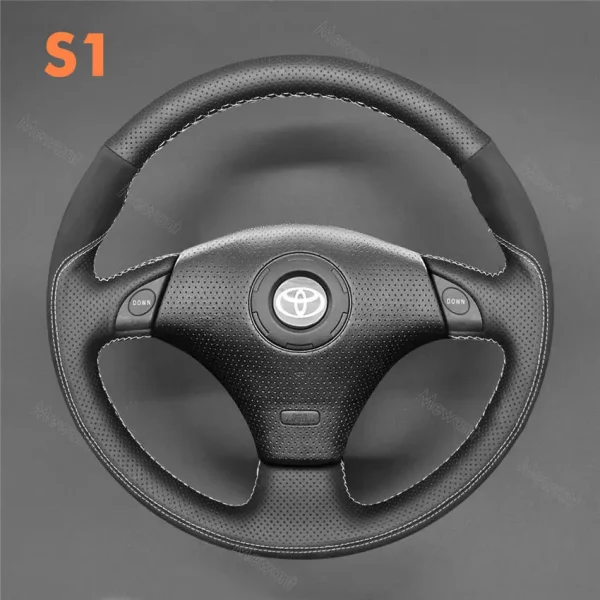 Steering Wheel Cover for Toyota RAV4 1998-2003 Celica 1999-2006 MR2 1999-2007 MR-S 1999-2007 Supra 1996-2002 Caldina 1997-2002