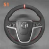 Steering Wheel Cover For Vauxhall Astra Mokka Zafira Insignia Ampera Cascada Meriva 2009-2017