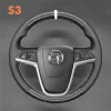 Steering Wheel Cover For Vauxhall Astra Mokka Zafira Insignia Ampera Cascada Meriva 2009-2017