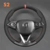 Steering Wheel Cover For Vauxhall Astra K Corsa E Crossland Grandland X Insignia Karl Zafira