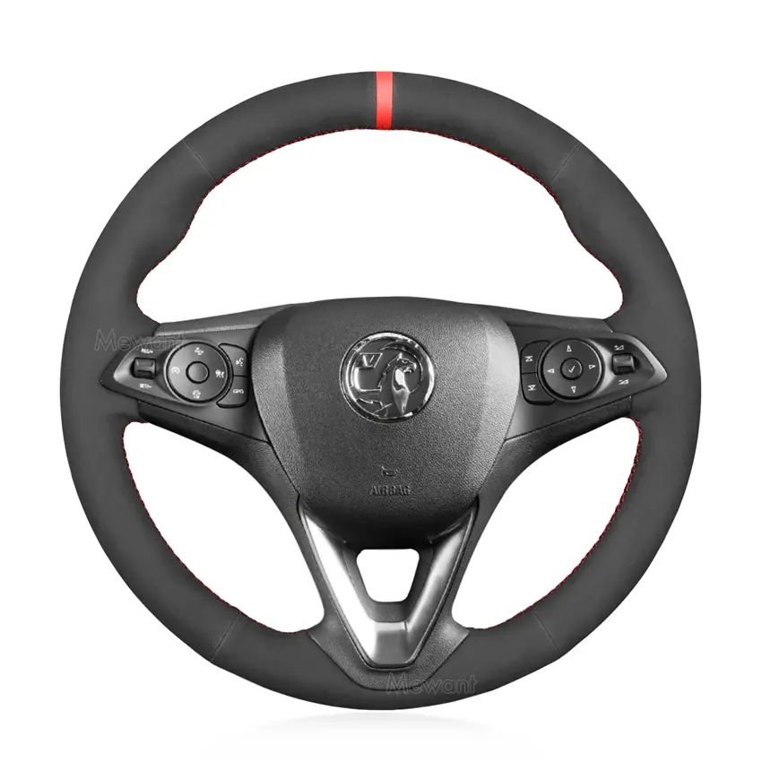Steering Wheel Cover For Vauxhall Astra K Corsa E Crossland Grandland X Insignia Karl Zafira