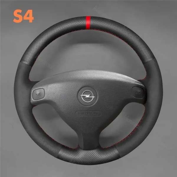 Steering Wheel Cover For Opel Astra Corsa Zafira Agila Combo Tigra 1997-2005 (3)