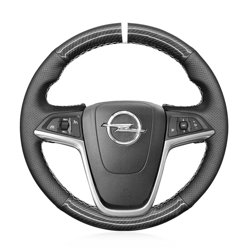 Steering Wheel Cover For Opel Astra Mokka Zafira Insignia Ampera Cascada Meriva 2009-2017