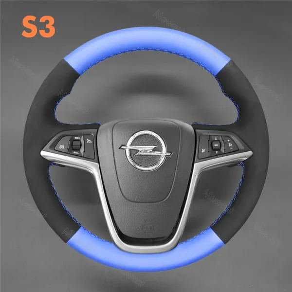 Steering Wheel Cover For Opel Astra Mokka Zafira Insignia Ampera Cascada Meriva 2009-2017