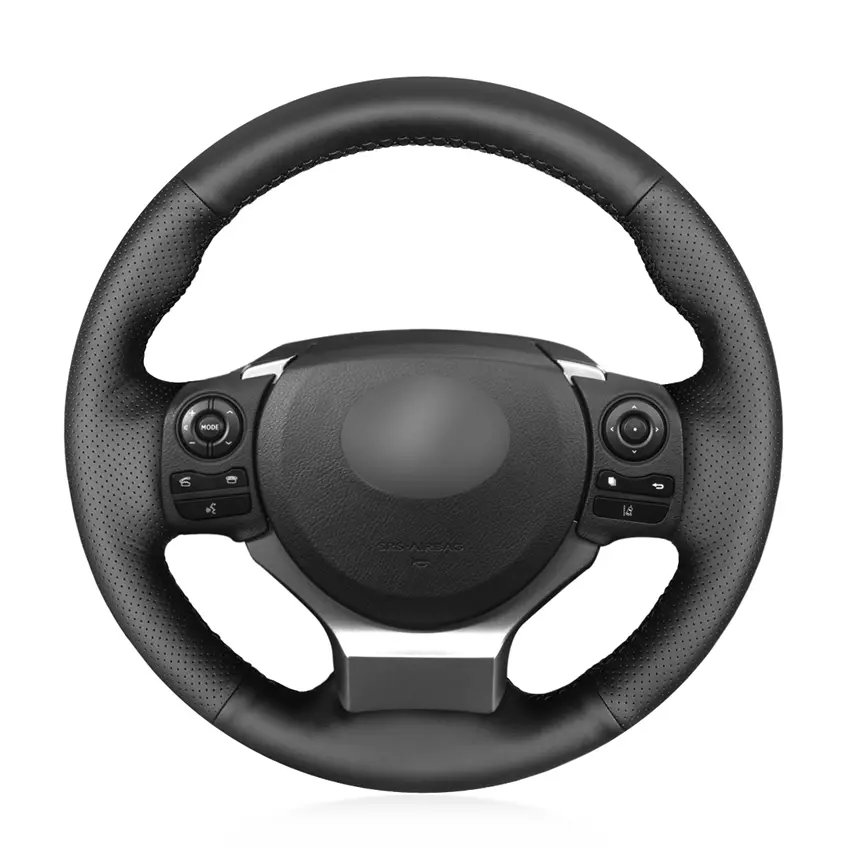 For Lexus IS200t 2016 2017 IS250 2014 2015 IS300 IS350 IS F-Sport Hand Stitching Custom Suede Leather Steering Wheel Cover Wrap