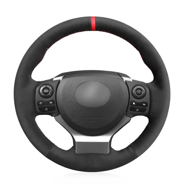 For Lexus IS200t 2016 2017 IS250 2014 2015 IS300 IS350 IS F-Sport Hand Stitching Custom Suede Leather Steering Wheel Cover Wrap