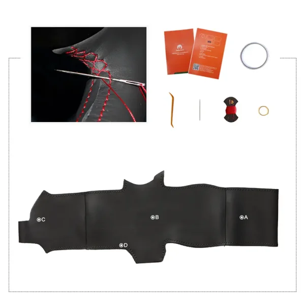 For Volvo S60 / V40 / V60 / V70 / XC60 High-end Leather Suede Material Car Interior Accessories Hand Stitching Wheel Cover