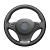 Fit for BMW BMW X3 E83 2007-2010 BMW X5 E53 2000-2006 High-end Suede Leather Hand Stitching Steering Wheel Cover Custom Design