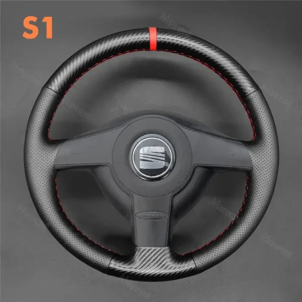 DIY Stitching Steering Wheel Covers for Seat Leon MK1 Toledo 1998-2005