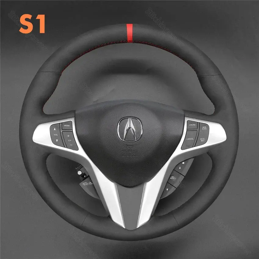 DIY Stitching Steering Wheel Covers for Acura RDX 2007-2008