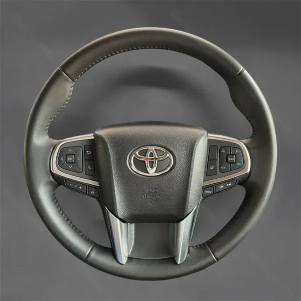 DIY Stitching Steering Wheel Covers for Toyota Hiace innova 2019-2024