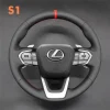 DIY Stitching Steering Wheel Covers for Lexus RX350 NX350 2022-2024