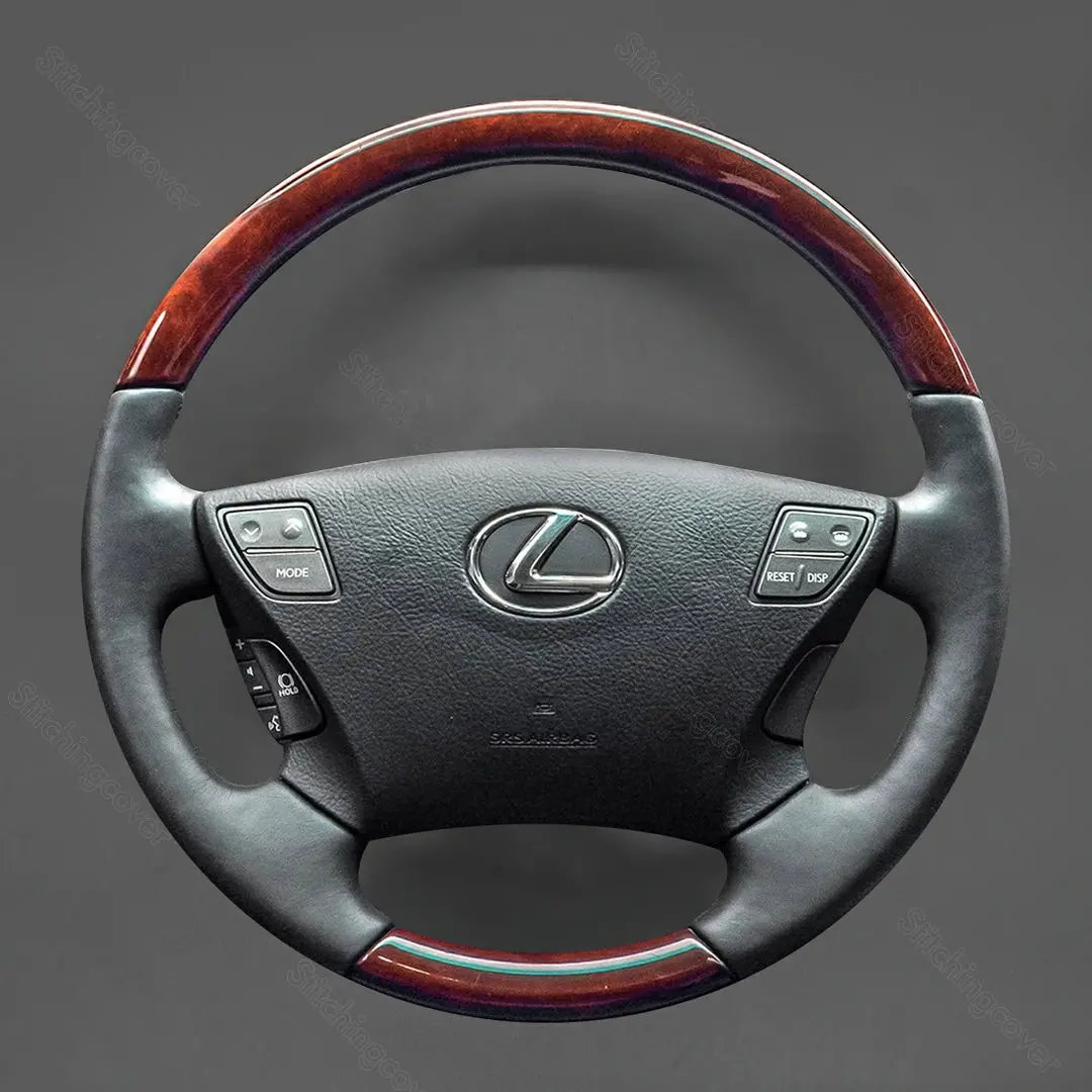 DIY Stitching Steering Wheel Covers for Lexus LS460 2007-2009